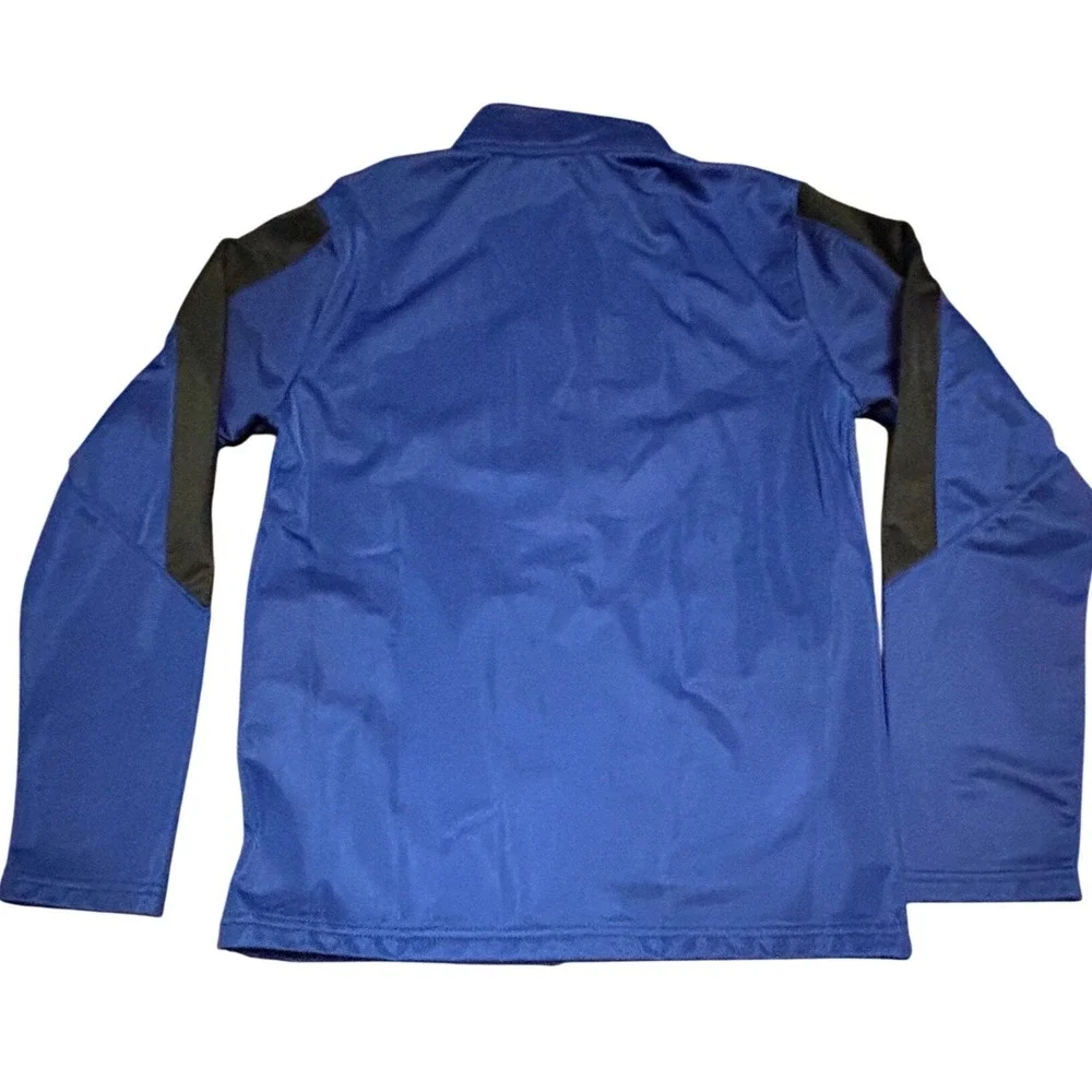 AND1 Boys Blue Black Track‎ Jacket Full Zip Athletic Size Large 10/12 ANB19BZS05